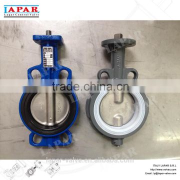 LAPAR Center Line Type DI Resilient Seated Butterfly Valve, Wafer Butterfly Valve