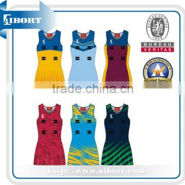 SUBNT-570 dri fit netball dress with custom design