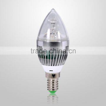 Shen Zhen Best High Quality E14 E27 3Way LED Candle Light Bulb BC