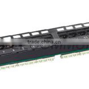 24 ports Cat6 4*6 patch panel with 110 IDC