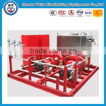 Warehouse terminal rescue equipment Pump water mist made in china henan weite Medium pressure pump