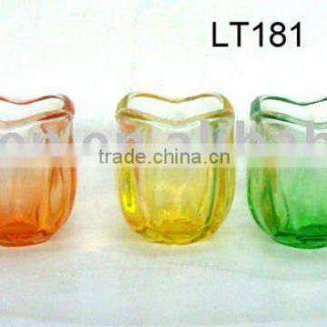 LT181 glass candle holder