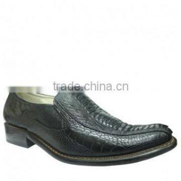 Ostrich leather shoes for men SMOS-001