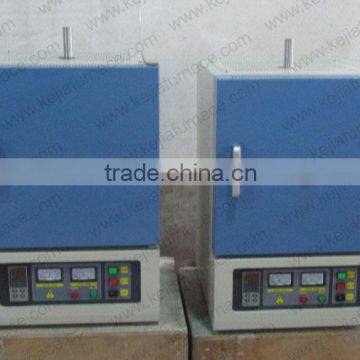 1400C Muffle Furnace price / KJ-1400X muffle furnace gas hole can be designed