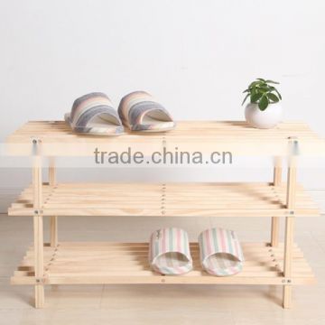 Hot selling multi-function product for 2015, creative designs bamboo jordan shoe display racks