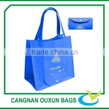 High quality durable foliding eco nonwoven document bag