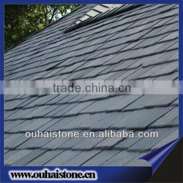 Flat surface rectangle real stone material exterior roofing slate