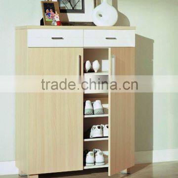 modern fashion sliding door shoe cabinet