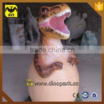 HLT Park Dustbin Fiberglass Dinosaur Dustbin For Outdoor