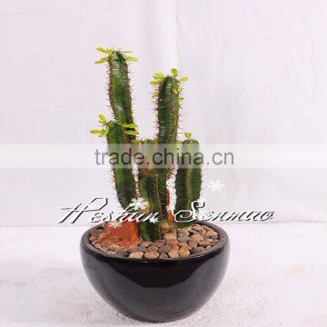 Customized size and shape artificial cactus plant fake cactus tree for sale