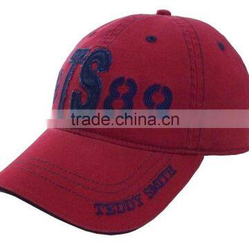 chino twill embroidery baseball cap,baseball cap custom