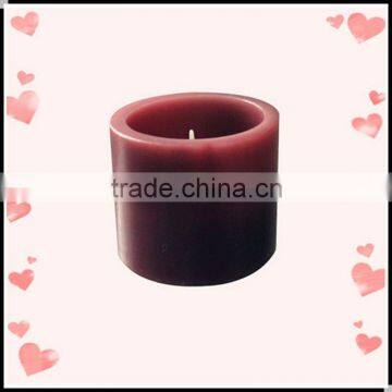 Red Smooth Finish Flameless Votive Wax Shell Led Candle