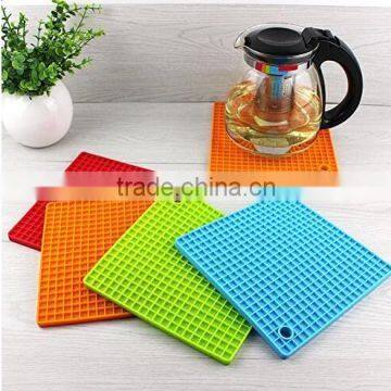 PH-003 flexible silicone trivet and jar opener and soft silicone magnetic pot holder