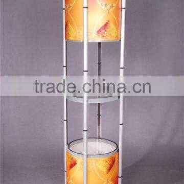 4 layer Round Twist Tower Display