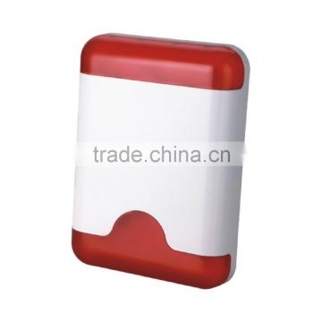 Wired red flashing light alarm siren