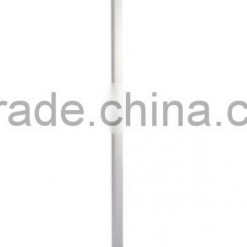 wholesale nature color wood base floor lamp with tapered white fabric shade ML4832