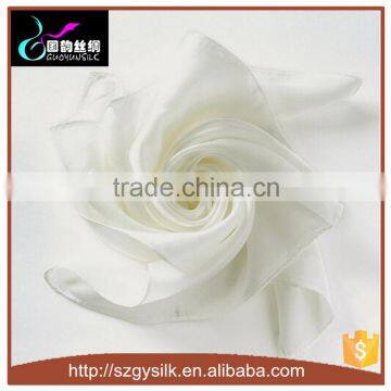 100% silk 8mm habotai white color silk scarves for painting