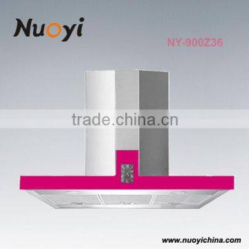 Newest CE Colorful Hammered Copper Kitchen Range Cooker Hood Motor photo-4