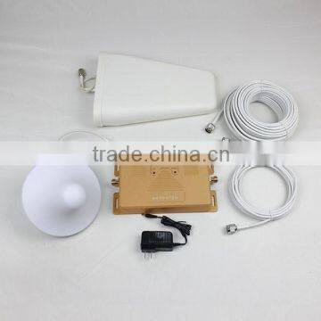 hot sale cell phone signal booster repeater dual band 900&2100mhz with LCD display