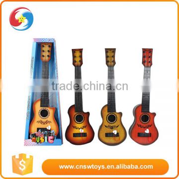 Funny electronic music instrument china plastic educational guitar toy