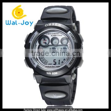 WJ-5255 wholesale trendy OHSEN brand digital multicolor waterproof 50 meters student watches