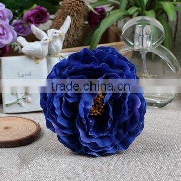 Royal bule 8cm artificial wholesale silk flower heads