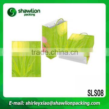 High quality matt laminate custom printing paper bag luxury for wholesale