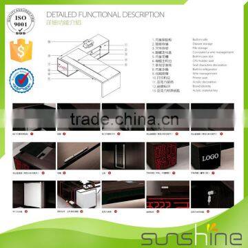 Hot Sell Commerical Furniture Boss Executive Desk