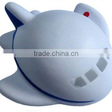 mini PU foam stress toy airplane
