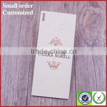 Design printing luggage paper tag label with your own logo