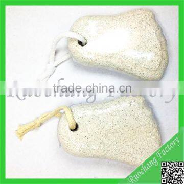 Foot Care Foot Bath Scrub White Pumice Stone Stone Rid Callus Dead Skin White photo-2