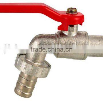 Chrome plated brass angle valve with SS filter