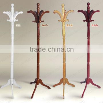 Factory supplied handmade cheap wooden clothes hangers stand