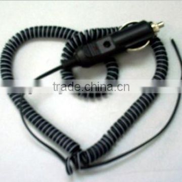 spiral cable with cigar lighter