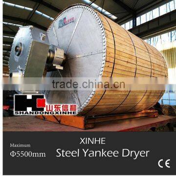 Steel Yankee dryer by Shandong Xinhe paper machinery
