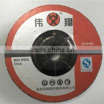 5 inch resin bond grinding wheel/disc for stainless steel used