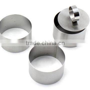 LFGB & FDA Food Grade Stainless Steel Mousse Cake Pastry Rings Baking Mold photo-2