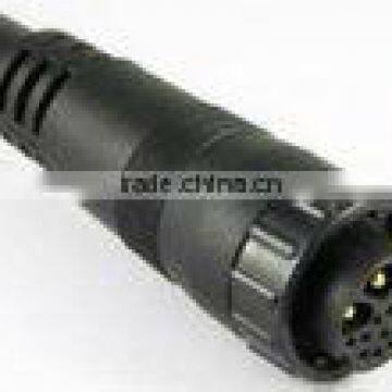 large series 20+5amp 3+11pins molded with cable Lock bayonet waterproof connector