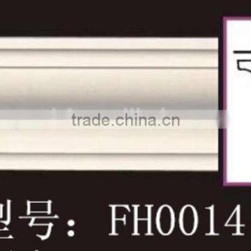 0014 Factory price exterior and Interior decorative PU(Polyurethane)Ccrnice moulding for wall,pvc wall panel