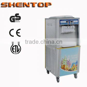 Shentop 2015 Commercial Ice Cream Machine for sale BQJ-22/2A Powerful Refrigeration soft serve ice cream machine