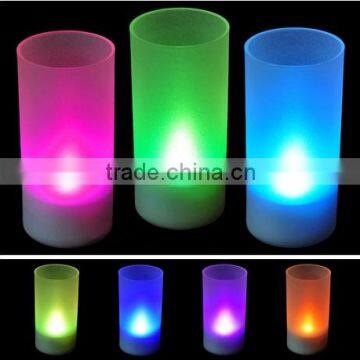 TTA-011Colorful LED flamess Sound controlled candle lamp