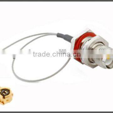 RF Cable Assembly RP-TNC Female bulkhead to IPX/u.FL 1.13mm cable