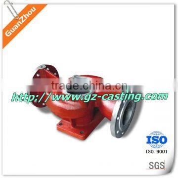 Guanzhou custom ductile iron pump housing Hydraulic Power Units Type Power Steering Pump parts