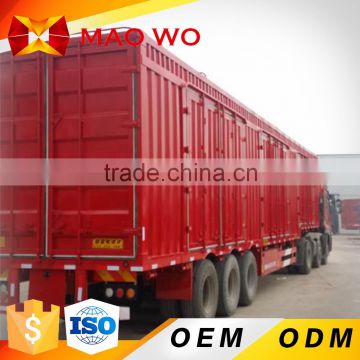 factory new good quality 3 axle dry van transport semi trailer for hot sale