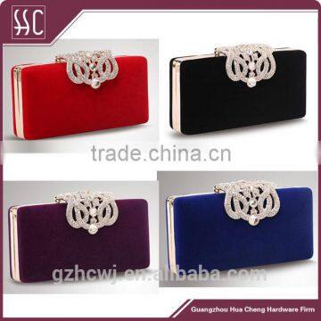 fashion evening handbag,clutch eveningbag with rhinestone, clutch frame party handbag                        
                                                Quality Choice