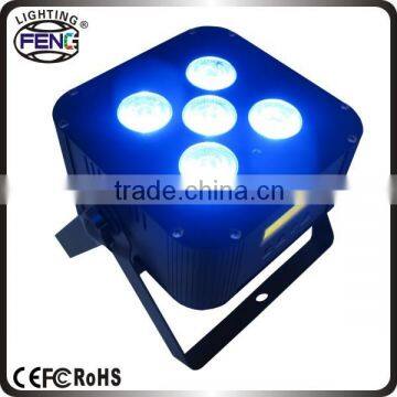 Alibaba express china supplier made 5pcs*15W 6 in 1 rgbaw uv led battery light