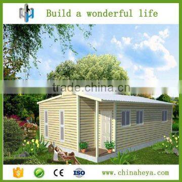 Small precast simple steel structure frame modern villa house design