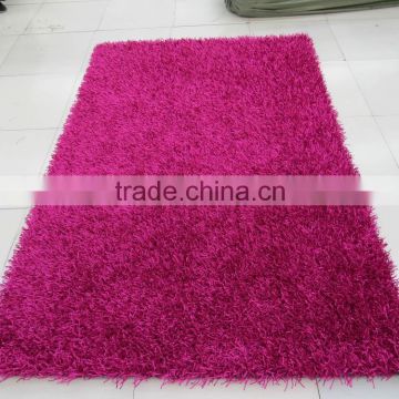 shaggy carpet chidren/ bedroom shaggy silk carpet pure color shaggy silk carpet