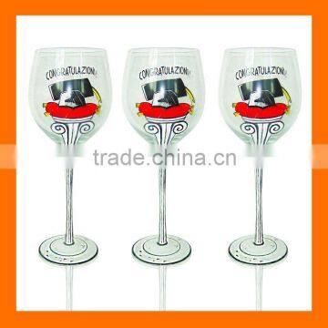 Hand painted wine glass,hand made,whole sales