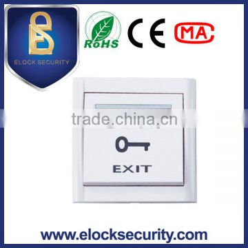 Fireproof plastic electric exit push button with signal output